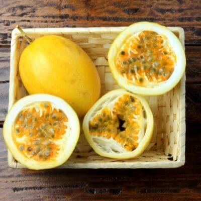 Yellow passion fruit