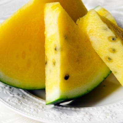 Yellow watermelon